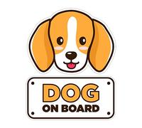 GEEKBEAR Dog on Board Sticker (Beagle)