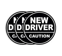GEEKBEAR New Driver Magnet_Circular Type (3 Pack) (Black/Black)