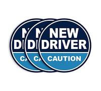 GEEKBEAR New Driver Magnet_Circular Type (3 Pack) (Navy/Blue)