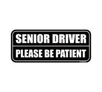 GEEKBEAR Senior Driver Magnet_Rectangular Type (1 Pack) (Black/Black)