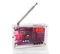 GeekLJT New FM Radio Soldering Kit, Solder Project Kit, Portable Radio DIY Electronic Kits Powered by Batteries or USB Cable, Practice Soldering Kit for Learning and Teaching Solder and Electronic