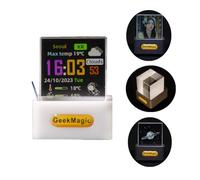 GeekMagic Mini 3D Hologram Cube Display,WiFi Holographic Crystal 3D Photo Display,Smart Weather Station & Digital Clock with GIF Animations,Electronic Photo Frame,Creative Gift for Desktop/Car Décor