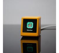 GeekMagic NerdMiner Cryptocurrency,Stocks,Currency Exchange Rate,PriceTime Clock, Price Trackers, Market Indicator, Weather Clock(Black)