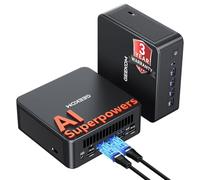 GEEKOM [2026 AI Superpowers IT13MAX Mini PC Windows 11 Pro,with Ultra 9-185H(Up to 5.1GHz),16GB RAM(Up to 96GB)& 1TB SSD, 4K@120Hz Quad Display/Dual USB4/8×USB/ WiFi7/Dual LAN for Gaming/Video Editing