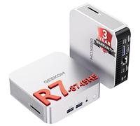 GEEKOM [2026 Dominant Performance A8 Mini PC Windows 11 Pro,with AMD Ryzen 7 8745HS (Up to 5.1GHz),16GB DDR5 RAM(Up to 128GB) & 1TB SSD, Dual HDMI 4K@120Hz Quad Display/USB4 for Gaming/Graphic Design