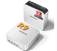 GEEKOM [2026 Performance Flagship A7 MAX AI Mini PC Windows 11 Pro, with AMD Ryzen 9 7940HS (Up to 5.2GHz), 16GB DDR5 RAM (Expandable, Not LPDDR) & 1TB SSD, Dual USB4 (40Gbps)/Dual HDMI 4K@120Hz