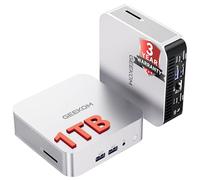 GEEKOM [2026 The Best Mini PC A5 PRO Mini PC Windows 11 Pro, with AMD Ryzen 5 7430U(Beats 4300U/5500U, Up to 4.4GHz) 16GB RAM & 1TB SSD, Dual HDMI Quad Display/WIFI 6 for Video Editing/Graphic Design