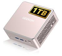 GEEKOM A5 Mini PC with 3-Year Coverage, with AMD Ryzen 5 7430U (Beats 4300U/5500U, Up to 4.4GHz) 16GB RAM & 1TB SSD, Windows 11 Pro/Dual HDMI 8K Quad Display/WiFi 6 for Video Editing/Graphic Design