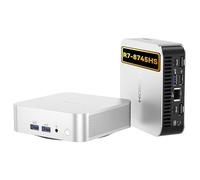 GEEKOM A8 Mini PC Windows 11 Pro, with AMD Ryzen 7 8745HS (Up to 5.1GHz), High Speed DDR5 RAM (Expandable, Not LPDDR) & 1TB SSD, USB4 (40Gbps), Dual HDMI 4K@120Hz/WiFi 6E for Gaming, Office, Home