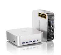 GEEKOM A9 Max AI Mini PC with AMD Ryzen AI 9 HX 370 (80 TOPS) | Radeon 890M, 32GB DDR5 RAM 2TB NVMe SSD, Mini Gaming PC Windows 11 Pro/WiFi 7/BT 5.4/8K Qual Display (HDMI 2.1/USB4/DP1.4)/2.5G Dual LAN