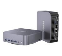 GEEKOM GT1 Mega AI Mini PC Windows 11 Pro, with Intel Core U9-185H (Up to 5.1GHz), 32GB DDR5 RAM (Expandable, Not LPDDR) & 2TB PCIe 4.0 NVMe SSD, 4K@120Hz Quad Display/Dual USB4.0/6×USB/WiFi7/Dual LAN