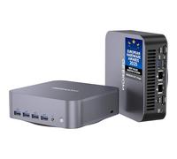 GEEKOM GT1 Mega AI Mini PC, with Intel 14th Gen Core Ultra 9 185H | 32GB DDR5 1TB NVMe SSD | Intel Arc Graphics | Dual 2.5G LAN & WiFi 7 | 8K Quad Display | Windows 11 Pro | 3-Year Warranty | SD Solt