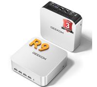 GEEKOM [Performance Flagship A7 MAX AI Mini PC Windows 11 Pro, with AMD Ryzen 9 7940HS (Up to 5.2GHz), 16GB DDR5 RAM (Expandable, Not LPDDR) & 1TB PCIe 4.0 SSD, Dual USB4 (40Gbps)/Dual HDMI 4K@120Hz