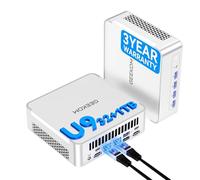 GEEKOM XT1 Mega Mini PC,With 14th Intel Ultra U9-185H (Max 5.1GHz), 32GB DDR5 1TB M.2 NVMe SSD, Mini Desktop Computers Windows 11 Pro, 3 Years Warranty/WiFi 7/BT 5.4/Dual 2.5G LAN/USB4.0/8K,for Office