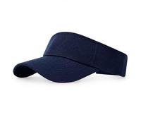 GEEKPC Breathable Sun Visor Hat with Hollow Crown for Golf, Running & Hiking - Adjustable Quick-Dry Sport Cap with UPF 50 UV Protection & Wide Brim for Women, Men & Kids, Lightweight for Outdoor Navy