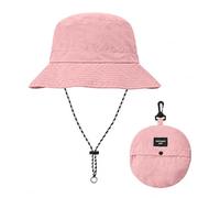 GEEKPC Dark Grey Bucket Hat with UPF50+ Sun Protection & Foldable Design - Adjustable Chin Cord for Secure Fit in Outdoor Activities Like Hiking and Travel, Waterproof, Breathable & Quick-Drying