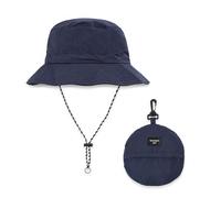 GEEKPC Dark Grey Bucket Hat with UPF50+ Sun Protection & Foldable Design - Adjustable Chin Cord for Secure Fit in Outdoor Activities Like Hiking and Travel, Waterproof, Breathable & Quick-Drying