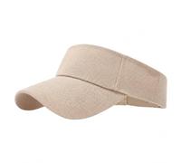 GEEKPC Girls Sun Visor Cap, Open Top Ponytail, Adjustable, 55cm, Cotton | 100% cotton, sweatband, curved brim, adjustable buckle, open top for ponytails, ages 8-12, hiking, beach