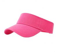 GEEKPC Girls Sun Visor Cap, Open Top Ponytail, Adjustable, 55cm, Cotton | 100% cotton, sweatband, curved brim, adjustable buckle, open top for ponytails, ages 8-12, hiking, beach