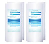 Geekpure 10 Inch PP Sediment Replacement Filter Cartridge for Whole House Water Filtration System-4.5" x 10"-5 Micron-Pack of 4