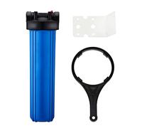 Geekpure 20 Inch Blue Whole House Water Filter Housing, Fits 4.5" x 20"