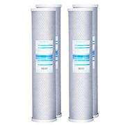 Geekpure 20 Inch Whole House Carbon Block Water Filters, 4.5"x20", 5 Micron