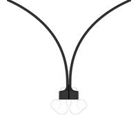 GEEKRIA 2 Pack Magnetic Anti-Lost Strap Compatible with Soundcore by Anker Liberty 4 Pro, P30i, Liberty 4 NC, Soft Silicone Earbuds Lanyard Cord for Daily Carry & Easy Access (Black)