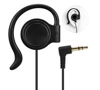 GEEKRIA 3.5mm Single Side Earbud (Right Ear), One Ear Headphone Compatible with EXMAX EXD-101, ATG-100T, ELGT-470 Wireless Tour Guide System Receivers for Touring Groups, Museum(3.3FT)