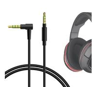 GEEKRIA 3.5mm TRRS 4-Pole Gaming Headset Extension Cable Compatible with Skullcandy Crusher ANC 2, Audio-Technica ATH-GL3WH, PS5, Xbox Series X/S Controllers, Mic Support (3.3 ft)