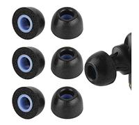 Geekria 3 Pairs Comfort Memory Foam True Wireless Earbuds Ear Tips Compatible with 4.5-6.3mm in-Ear Earphones Nozzle Blocking Noise Foam Tips/Earbud Ear Tips/Tips Eartips (M Size/Short)