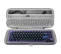 GEEKRIA 68 Keys Keyboard Case for 65% Keyboard Hard Shell Travel Carrying Bag, Compatible with RK ROYAL KLUDGE R65 / RK68, Keychron K6 / K6 Pro / Q2 / Q2 Max / V2, Nuphy Halo65 HE / BH65