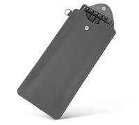 Geekria 84-key Slim Keyboard Carrying Pouch, Compatible with MelGeek O2, LOFREE Flow84/Lite 84, Logitech MX Mechanical Mini, IQUNIX MQ80, Vegan Leather Travel Case Sleeve Bag (Dark Grey)