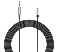 GEEKRIA 8FT 3.5mm Plug Headphones Extension Cable, Conversion Audio, Braided Nylon Compatible with Tablet, Laptop, Computer, Projector, PC (8ft /240 cm)