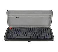 GEEKRIA 90%-96% Keyboard Case, Compatible with Keychron K4 / K4 HE, RK Royal KLUDGE RK96 / RK100, Hard Shell Travel Carrying Bag for 100keys Mechanical Gaming Keyboard (Dark Gray)