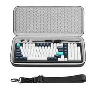 Geekria 96% Keyboard Hard Shell Case, Travel Carrying Bag, Compatible with Logitech Alto Keys K98M, Keychron Q5 Pro, EPOMAKER Galaxy100 / TH99, AULA F99 PRO, RK ROYAL KLUDGE S98