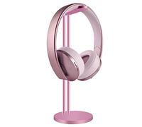 GEEKRIA Aluminum Alloy Headphone Holder for Over-Ear Headphones, Gaming Headset Holder, Desk Display Stand with Aluminum Base, Compatible with HyperX, Bose, Sony, Sennheiser (Rose Gold)