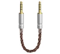 GEEKRIA Apollo 4.4mm Balanced Cable, 5-Pole Male to Male,8 Strands 6N OCC Single Crystal Copper, for iFi Zen DAC V2/V3, Zen Can, Zen Blue3 (NOT for3.5mm devices) - 18cm