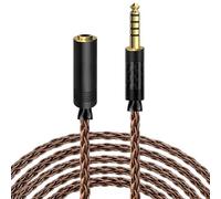 GEEKRIA Apollo 6NOCC 4.4mm Balanced Cable Single Crystal Copper Upgrade Extension cord, 4.4mm Male to Female Replacement Cord for HiFi Headset (9.8ft / 3m)