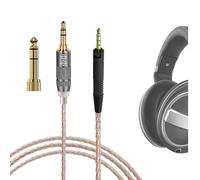 GEEKRIA Apollo Audio Cable Compatible with Sennheiser HD599, HD598, HD620S, HD550, HD505, 2.5mm to 3.5mm/6.35mm Hi-Res Audiophile Headphone Replacement Cord for HiFi Music (6.5ft / 2m)