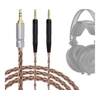 GEEKRIA Apollo Copper Upgrade Audio Cable Compatible with ATH-R70X Headphones, 3.5mm to Dual 2.5mm HiFi Replacement Cable, Audiophile Stereo Headset Cord, 4.9 ft / 1.5 m