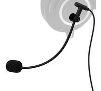 GEEKRIA Attachable Headphones Boom Microphone, Convert Your Loved Headphone into Gaming Headset, Detachable Flexible Mod Mic Compatible with PCs/Gaming Consoles/Handheld Devices