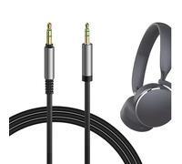 GEEKRIA Audio Cable Compatible with AKG Y600NC Y500, Y50, N60NC/700NC/700NC M2, N60, Y50BT, Y45BT, N90Q Headphones, 2.5mm to 3.5mm Replacement Stereo Cord (4 ft/1.2 m)