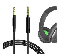 GEEKRIA Audio Cable Compatible with Astro A40 TR, A40, A30, A10 Gen 2, A10 Gaming Headset Cable, 1/8" (3.5mm) to 3.5mm Replacement Stereo Cord (5.6 ft/1.7 m)