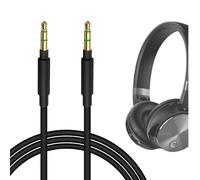 GEEKRIA Audio Cable Compatible with B&O H95, H9i, H9 3rd Gen, H9, H8i, H8, H7, HX, Jabra Evolve3 85, Elite 85h, B&W PX7, PX5 Headphones, 3.5mm Replacement Stereo Cord (4ft / 1.2m)