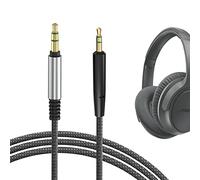 GEEKRIA Audio Cable Compatible with Bose SoundTrue Around-Ear II/AE2, Soundlink On-Ear/II, 2.5mm Braided Nylon Replacement Stereo Cord (4 ft / 1.2 m)