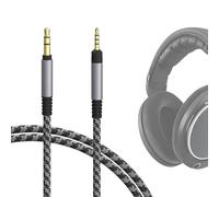 GEEKRIA Audio Cable Compatible with Sennheiser HD 620S/599SE/598/598SE/560S/400PRO/579/569/550/505, 1/8" (3.5mm) to 2.5mm Braided Nylon Replacement Cord (4ft / 1.2 m)