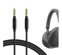 GEEKRIA Audio Cable Compatible with Sony WH-1000XM6/1000XM5/1000XM4, XB920N/XB910N, CH720N, ULT Wear Headphones Cable, 1/8" (3.5mm) to 3.5mm Replacement Stereo Cord (4 ft/1.2 m)