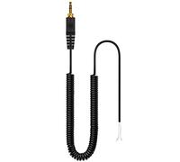 GEEKRIA Audio Cable Replacement Compatible with Sony MDR-7506 7509 V6 V600 V700 V900 Headphones Coiled Repair Cable/Spring Replacement Cord (Black 3.8ft)