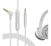 GEEKRIA Audio Cable with Mic and Mute Control Compatible with JBL 770NC/760NC, Live 760NC Headphones, 3.5mm to 2.5mm Replacement Stereo Cord (4ft / 1.2m)