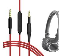 GEEKRIA Audio Cable with Mic Compatible with AKG K430, K450, K451, K452, Q460, K480 Headphones, 2.5mm Aux Replacement Stereo Cord with Inline Microphone and Volume Control (4 ft / 1.2 m)